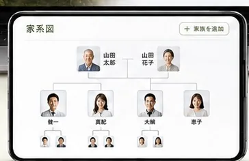家系図画面